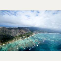 ayumilog | Hawaii | ヘリコプターでオアフ島 空の旅 | 綺麗～海岸沿いをドライブするのもありだね！