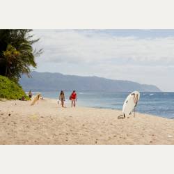 ayumilog | Hawaii | ノースショアへドライブ！ | ワイキキビーチと違い静かな海。